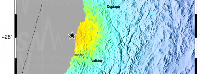 SHAKEMAP TERREMOTO M7 DE HUASCO 1 DE SEPTIEMBRE DE 2020